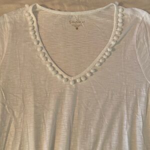 XL white cotton Lilly Pulitzer t- shirt